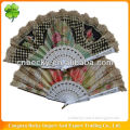 Promotional new designs lace hand fan